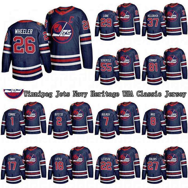 men's navy heritage wha classic jersey 55 mark scheifele 29 patrik laine 26 blake wheeler custom any name number hockey nhl's jers, Black
men's navy heritage wha classic jersey 55 mark scheifele 29 patrik laine 26 blake wheeler custom any name number hockey nhl's jers, Black