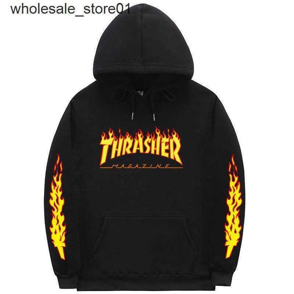 men's hoodies designer sweatshirts new autumn sweater thrasher flame men's women's fashion couple hoodie, Black
men's hoodies designer sweatshirts new autumn sweater thrasher flame men's women's fashion couple hoodie, Black