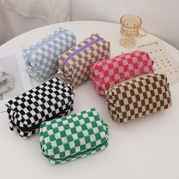 plaid cosmetic bag candy color knitted wool toiletry bag portable organizer women autumn winter checkerboard makeup bags
plaid cosmetic bag candy color knitted wool toiletry bag portable organizer women autumn winter checkerboard makeup bags