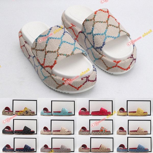 lm luxurys designer sandals men women g denim slippers classic floral brocade slides flats leather rubber platform 5.5cm flip flops gear bot, Black
lm luxurys designer sandals men women g denim slippers classic floral brocade slides flats leather rubber platform 5.5cm flip flops gear bot, Black
