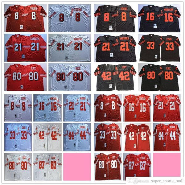 college wear ncaa 75th vintage football 80 jerry rice jerseys stitched mitchell and ness 8 steve young 33 roger craig 42 ronnie lott 44 tom, Black
college wear ncaa 75th vintage football 80 jerry rice jerseys stitched mitchell and ness 8 steve young 33 roger craig 42 ronnie lott 44 tom, Black