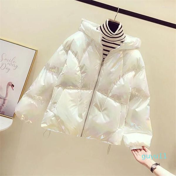 women's trench coats shiny short winter jacket women warm hooded down cotton parkas female, Tan;black
women's trench coats shiny short winter jacket women warm hooded down cotton parkas female, Tan;black