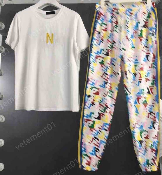 womens two piece pants colorful graphic print branded pants with lettering logo t-shirt 2 piece sets luxury designer tracksuits women clothi, White
womens two piece pants colorful graphic print branded pants with lettering logo t-shirt 2 piece sets luxury designer tracksuits women clothi, White