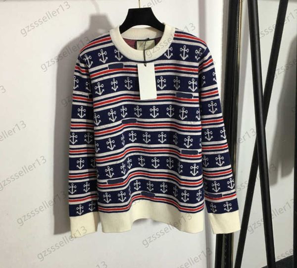fashion womens sweater anchor arrow stripes match color casual knitted sweaters round neck long sleeves pullover wool knitwear joker warm wo, White;black
fashion womens sweater anchor arrow stripes match color casual knitted sweaters round neck long sleeves pullover wool knitwear joker warm wo, White;black