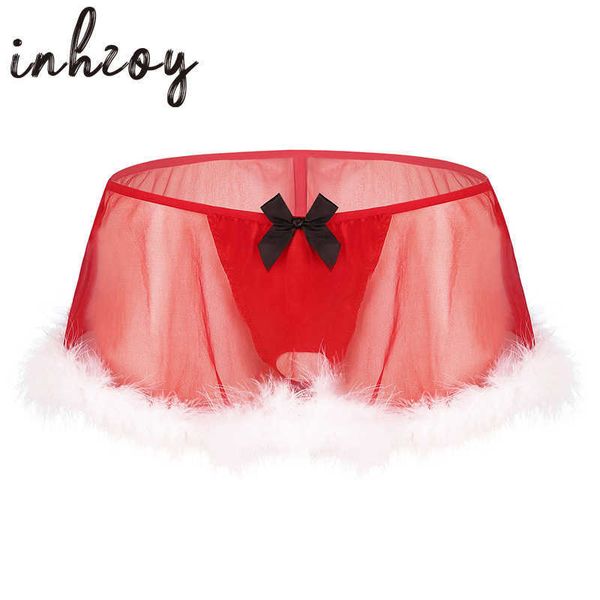 set men christmas underwear g-string thongs red tulle sheer lingerie male gay sissy panties skirt festival rave xmas underpants t221103, Red;black
set men christmas underwear g-string thongs red tulle sheer lingerie male gay sissy panties skirt festival rave xmas underpants t221103, Red;black