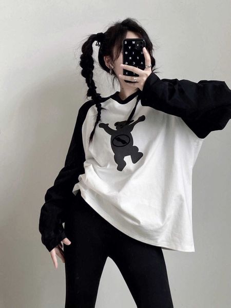 bears well hoody done women's long sleeve underlay men women loose couple oversize hoodies casual sweatshirt graffiti cotton designer 1, Black
bears well hoody done women's long sleeve underlay men women loose couple oversize hoodies casual sweatshirt graffiti cotton designer 1, Black