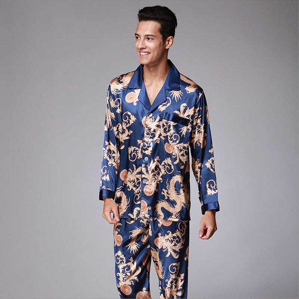 men's sleepwear new dragon pattern men's long-sleeved trousers pajamas set home service two-piece set couple dragon pattern long-s, Black;brown
men's sleepwear new dragon pattern men's long-sleeved trousers pajamas set home service two-piece set couple dragon pattern long-s, Black;brown