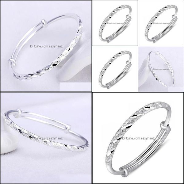 bangle bangle frosted bracelet bangles sier plated bracelets round tube pusl meteor for women jewelry cf6 drop delivery 2022 dh9n1, Black
bangle bangle frosted bracelet bangles sier plated bracelets round tube pusl meteor for women jewelry cf6 drop delivery 2022 dh9n1, Black