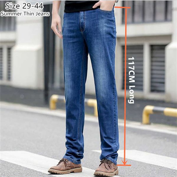 men's jeans extra long summer jeans 117cm tall mens thin stretched plus size 40 42 44 oversized slim fit high waist blue denim trousers
men's jeans extra long summer jeans 117cm tall mens thin stretched plus size 40 42 44 oversized slim fit high waist blue denim trousers