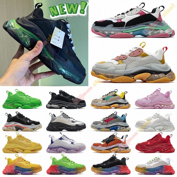lm designer paris triple s casual shoes men women luxury platform sneakers clear sole crystal bottom beige teal blue bred red pink mens bowl, Black
lm designer paris triple s casual shoes men women luxury platform sneakers clear sole crystal bottom beige teal blue bred red pink mens bowl, Black