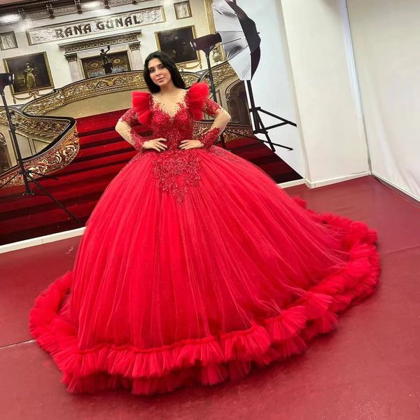 luxury burgundy quinceanera dresses ball gowns appliques crystal beaded long sleeve formal prom dress vestidos de 15 anos, Blue;red
luxury burgundy quinceanera dresses ball gowns appliques crystal beaded long sleeve formal prom dress vestidos de 15 anos, Blue;red