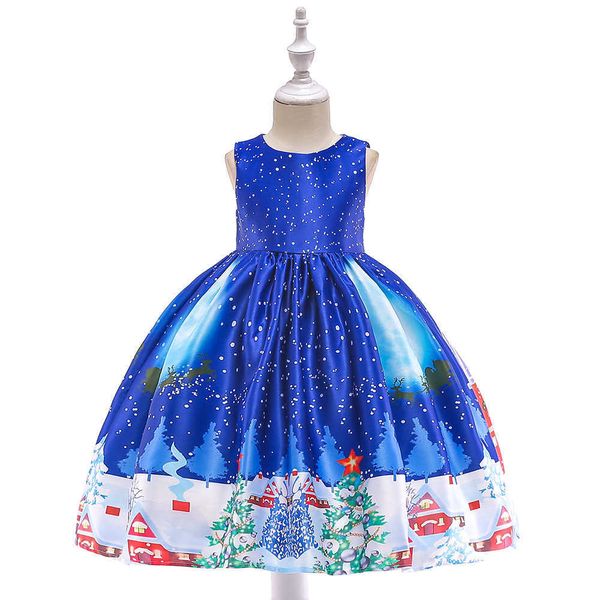 special occasions 2022 girls' dress satin print special pengpeng princess dress halloween children's performance dress t221104, Blue
special occasions 2022 girls' dress satin print special pengpeng princess dress halloween children's performance dress t221104, Blue