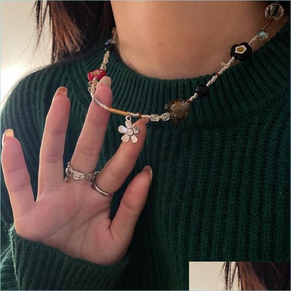 chokers chokers korean fashion romantic flower crystal beaded clavicle chain necklace for women cool y2k jewelry exquisite accessory dh4dr, Golden;silver
chokers chokers korean fashion romantic flower crystal beaded clavicle chain necklace for women cool y2k jewelry exquisite accessory dh4dr, Golden;silver