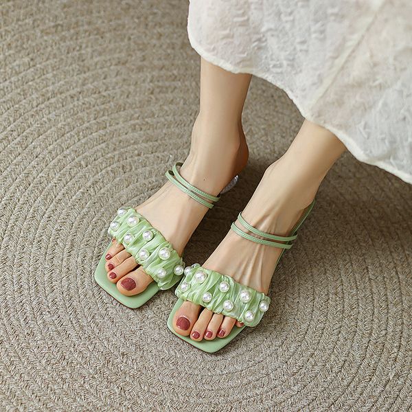 women sandals sparkling bowknot leaky toe thick heel simple summer new korean one line buckle sweet comfortable shoes, Black
women sandals sparkling bowknot leaky toe thick heel simple summer new korean one line buckle sweet comfortable shoes, Black