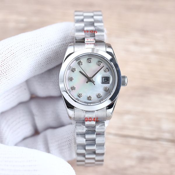 ladies watch fully automatic mechanical watches 28mm stainless steel strap diamond wristwatch waterproof design montre de luxe wristwatches, Slivery;brown
ladies watch fully automatic mechanical watches 28mm stainless steel strap diamond wristwatch waterproof design montre de luxe wristwatches, Slivery;brown