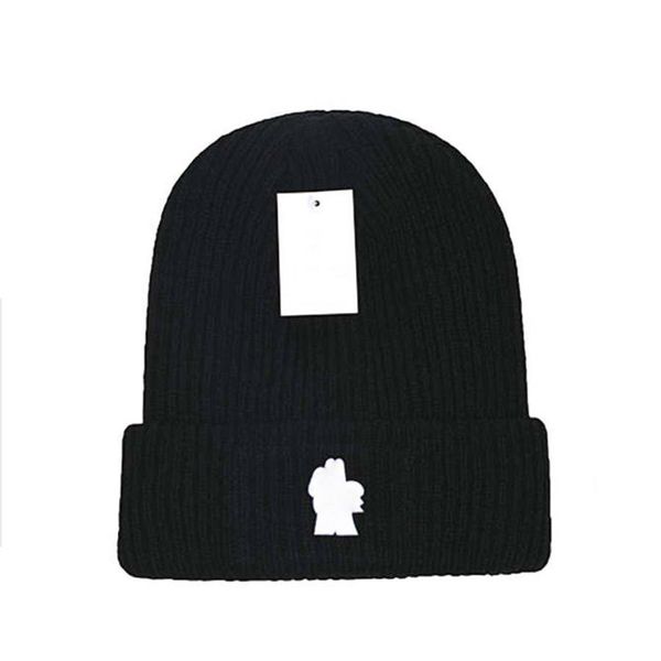 

Knitted Hat Beanie Cap Designer Skull Caps for Man Woman 10 Solid Color Hats Optional, C1