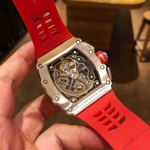 rm011 barrel shaped hollow mechanical watch richa men's calendar silicone fully automatic sports waterproofs, Slivery;black
rm011 barrel shaped hollow mechanical watch richa men's calendar silicone fully automatic sports waterproofs, Slivery;black