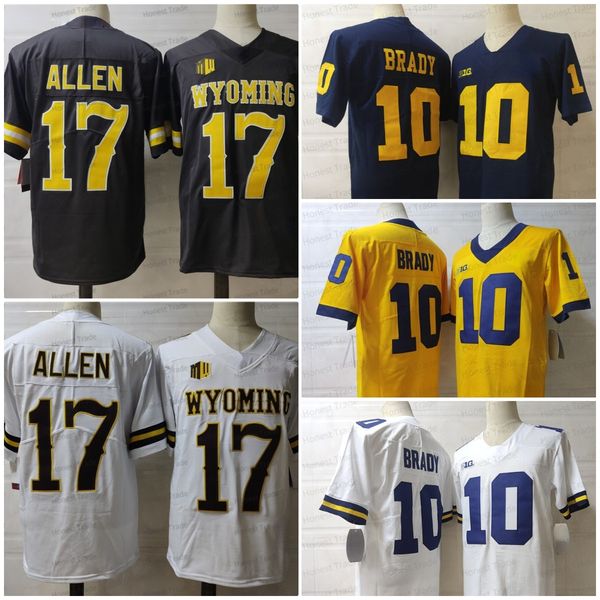 wyoming 17 josh allen ncaa college football jersey michigan wolverines 10 tom brady white brown men football jerseys, Black
wyoming 17 josh allen ncaa college football jersey michigan wolverines 10 tom brady white brown men football jerseys, Black
