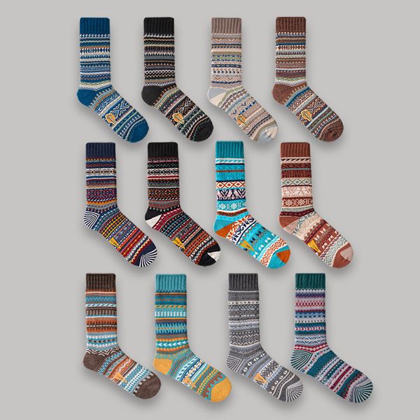 men's socks autumn and winter fashion brand amikaji american red hebei workwear retro ethnic winter thickened thick thread stockings, Black
men's socks autumn and winter fashion brand amikaji american red hebei workwear retro ethnic winter thickened thick thread stockings, Black