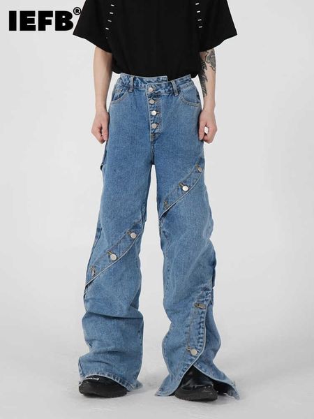 men's jeans iefb men's pants wear new split jeans male trousers metal button design personalized 2022 solid color vintage fashion, Blue
men's jeans iefb men's pants wear new split jeans male trousers metal button design personalized 2022 solid color vintage fashion, Blue