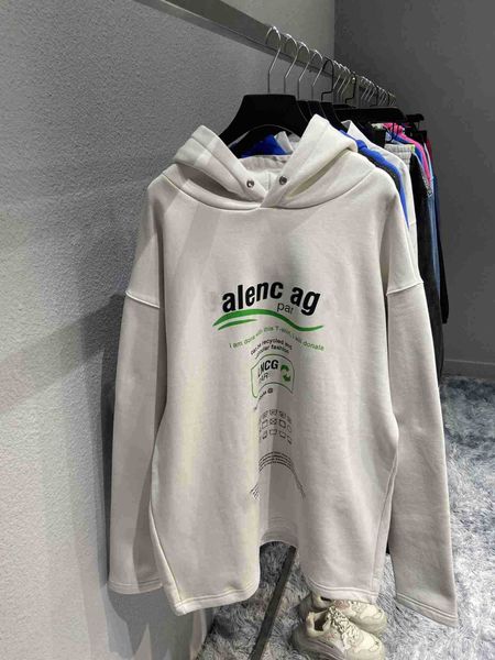 back balencigas hoodie sweater version b home front wave fleece hoodies ordered woven dyed thick water slurry printing process fashion coupl, Black
back balencigas hoodie sweater version b home front wave fleece hoodies ordered woven dyed thick water slurry printing process fashion coupl, Black