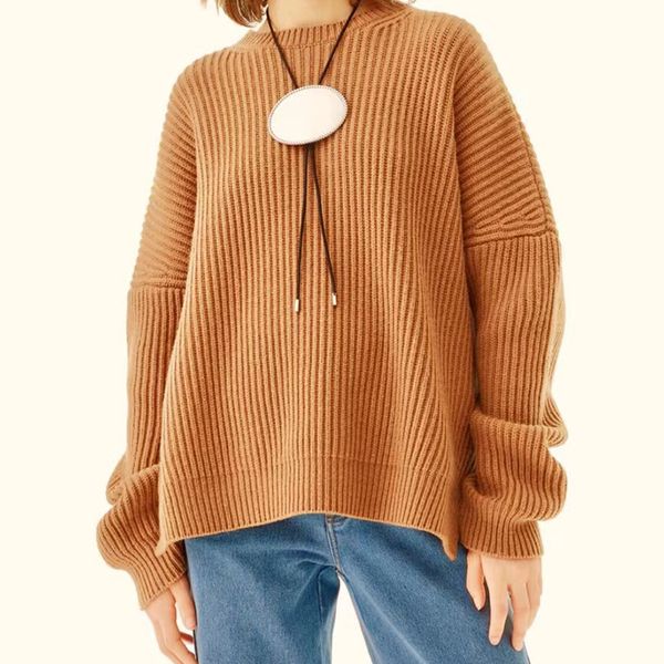 sweater women's solid fashion versatile beauty essential, White;black