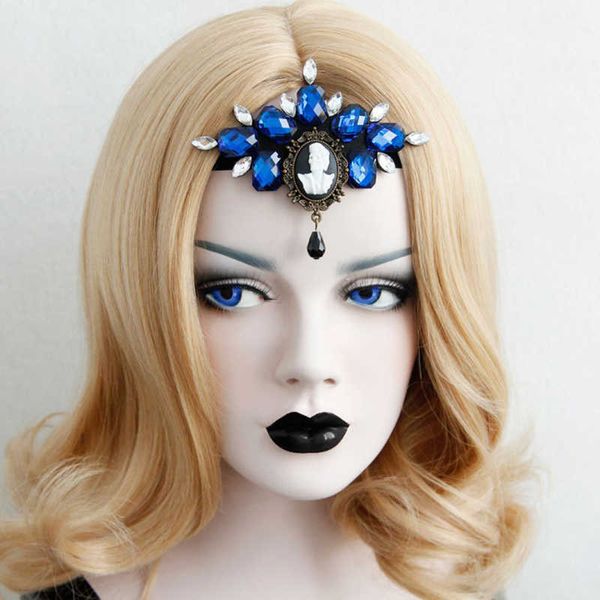 halloween party crystal headband exaggerated silver crystal beading & blue gemstone floral elastic headbands girls nightclubs accessories
halloween party crystal headband exaggerated silver crystal beading & blue gemstone floral elastic headbands girls nightclubs accessories