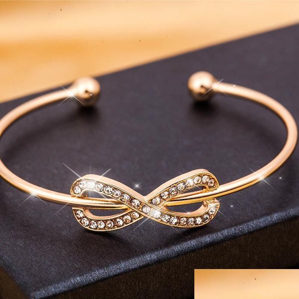 diamond bangle bracelet fashion 8 shaped opening jewelry charm birthday surprise gift for woman vintage earrings drop d dhin5, Black
diamond bangle bracelet fashion 8 shaped opening jewelry charm birthday surprise gift for woman vintage earrings drop d dhin5, Black