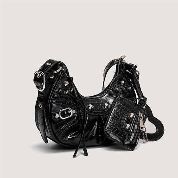 aher max fashion lecagole leather balenicass biker bag women's 2023 new motorcycle armpit rivet tassel three in one pleated shoulder me
aher max fashion lecagole leather balenicass biker bag women's 2023 new motorcycle armpit rivet tassel three in one pleated shoulder me