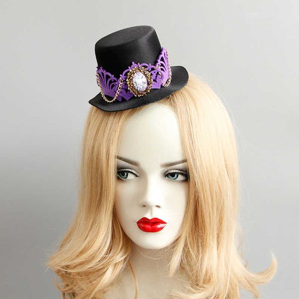 halloween cospaly hair accessories black fascinator with rhinestone & purple crown golden chain halloween party fascinators hats, Golden;white
halloween cospaly hair accessories black fascinator with rhinestone & purple crown golden chain halloween party fascinators hats, Golden;white