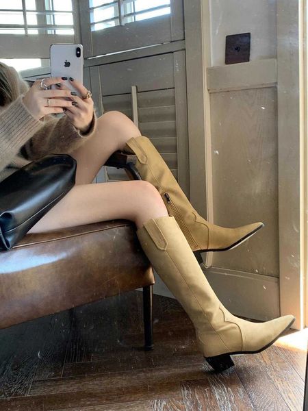 boots dress shoes grape mama studiolee slim in autumn and winter v sharp toe side zipper thick middle heel western boots children 221013, Black
boots dress shoes grape mama studiolee slim in autumn and winter v sharp toe side zipper thick middle heel western boots children 221013, Black