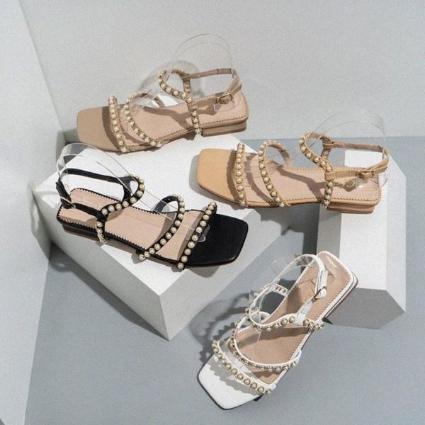 sandals pearl women low heel square toe casual shoes summer comfortable rome ladies large size cx396 j6xy#, Black
sandals pearl women low heel square toe casual shoes summer comfortable rome ladies large size cx396 j6xy#, Black