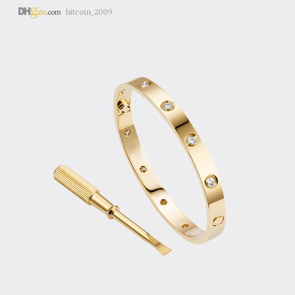 love bracelet designer bracelet for women 10 diamonds gold bangle luxury jewelry titanium steel gold-plated never fade not allergic;store/21, Black
love bracelet designer bracelet for women 10 diamonds gold bangle luxury jewelry titanium steel gold-plated never fade not allergic;store/21, Black