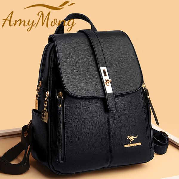 women large capacity backpack purses nice quality leather female vintage bag school bags travel bagpack ladies bookbag rucksack
women large capacity backpack purses nice quality leather female vintage bag school bags travel bagpack ladies bookbag rucksack