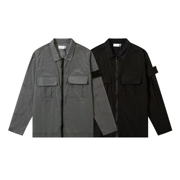 mens jacket jackets men coat metal nylon functional shirt double pocket jacket reflective sun protection windbreaker size m-2xl, Black;brown
mens jacket jackets men coat metal nylon functional shirt double pocket jacket reflective sun protection windbreaker size m-2xl, Black;brown