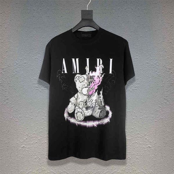 2022 street fashion new us am iri teddy bear print ins casual hip hop high street short sleeve t-shirt for men and women 477234k, White;black
2022 street fashion new us am iri teddy bear print ins casual hip hop high street short sleeve t-shirt for men and women 477234k, White;black
