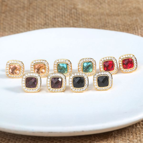 luxury gold plated women stud earrings inlaid 7mm zircon wedding engagement accessories copper earrings birthday gift, Golden;silver
luxury gold plated women stud earrings inlaid 7mm zircon wedding engagement accessories copper earrings birthday gift, Golden;silver