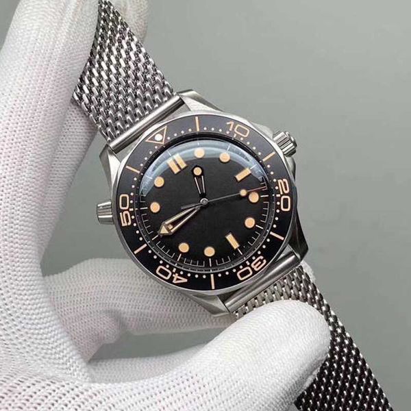 luxury mens watch automatic mechanical eta2813 movement stainless steel canvas no time to die men watches james bond 007 limited edition, Slivery;brown
luxury mens watch automatic mechanical eta2813 movement stainless steel canvas no time to die men watches james bond 007 limited edition, Slivery;brown