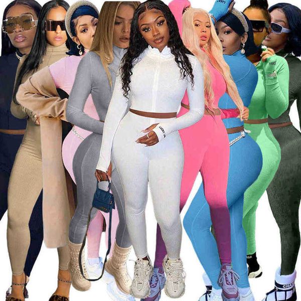 women sweatsuit set tracksuits desinger 2 joggers two piece pants sets rib embroidered letter zipper t shirt yoga outfits ladies sports shor, Gray
women sweatsuit set tracksuits desinger 2 joggers two piece pants sets rib embroidered letter zipper t shirt yoga outfits ladies sports shor, Gray