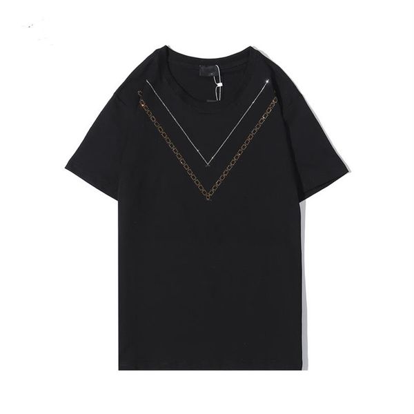 2021 men's and women's t-shirt fashion with letters summer clothing luxury designer round neck252v, White;black
2021 men's and women's t-shirt fashion with letters summer clothing luxury designer round neck252v, White;black