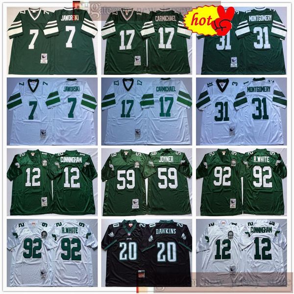 college wear ncaa football retro vintage 12 randall cunningham 92 reggie ron jaworski harold carmichael wilbert montgomery brian dawki, Black
college wear ncaa football retro vintage 12 randall cunningham 92 reggie ron jaworski harold carmichael wilbert montgomery brian dawki, Black