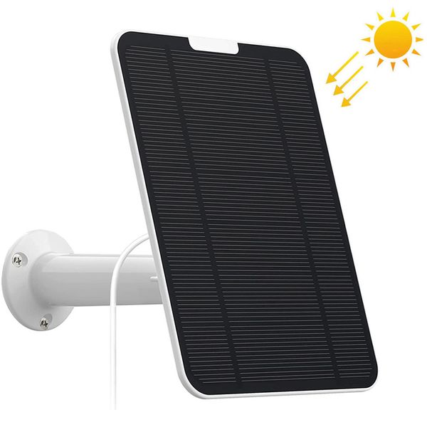 Panels Portable Solar Panel Security Camera Micro USB or TypeC Charging Ports for Eufy Reok Ring Arlo Bk etc 221104
Panels Portable Solar Panel Security Camera Micro USB or TypeC Charging Ports for Eufy Reok Ring Arlo Bk etc 221104