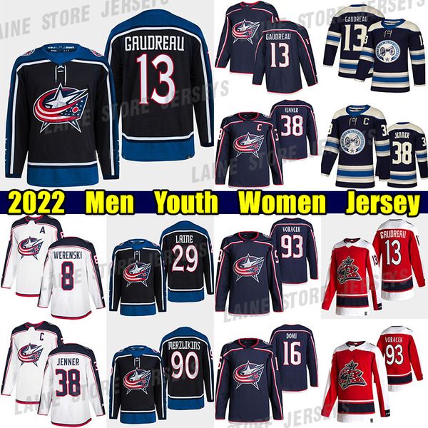 #13 johnny gaudreau reverse retro hockey jersey #38 boone jenner blue jackets#29 patrik laine elvis merzlikins gustav nyquist jakub voracek, Black;red
#13 johnny gaudreau reverse retro hockey jersey #38 boone jenner blue jackets#29 patrik laine elvis merzlikins gustav nyquist jakub voracek, Black;red