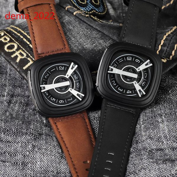 designer men's watch 44mm quartz cowhide strap multi-functional timing business leisure fashion watch waterproof friday series, Slivery;brown
designer men's watch 44mm quartz cowhide strap multi-functional timing business leisure fashion watch waterproof friday series, Slivery;brown