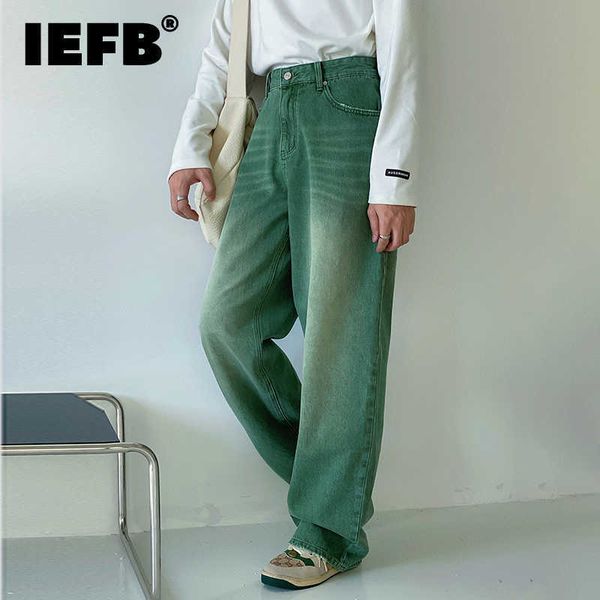 men's jeans iefb vintage men's straight mid waist green jeans 2022 new autumn casual loose distressed denim long pants wide leg tr, Blue
men's jeans iefb vintage men's straight mid waist green jeans 2022 new autumn casual loose distressed denim long pants wide leg tr, Blue