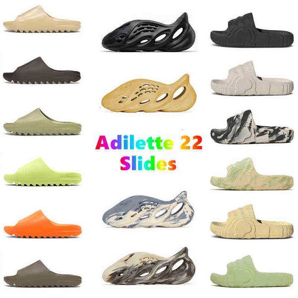 2022 foam slides slippers size 36-47 desert sand bone glow green eame orange ochre resin soot vermillion mineral blue onyx pure sandals, Black
2022 foam slides slippers size 36-47 desert sand bone glow green eame orange ochre resin soot vermillion mineral blue onyx pure sandals, Black