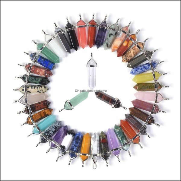 pendant necklaces pendant necklaces crystal for women girls healing stone quartz necklace wire wrapped hexagonal amzmm drop delivery otbxf, Silver
pendant necklaces pendant necklaces crystal for women girls healing stone quartz necklace wire wrapped hexagonal amzmm drop delivery otbxf, Silver