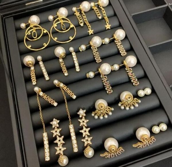 luxury tassel pearl ear studs earring celebrity female d letter brass18k gold plated star high-quality women chain earrings cye - - 22, Golden;silver
luxury tassel pearl ear studs earring celebrity female d letter brass18k gold plated star high-quality women chain earrings cye - - 22, Golden;silver