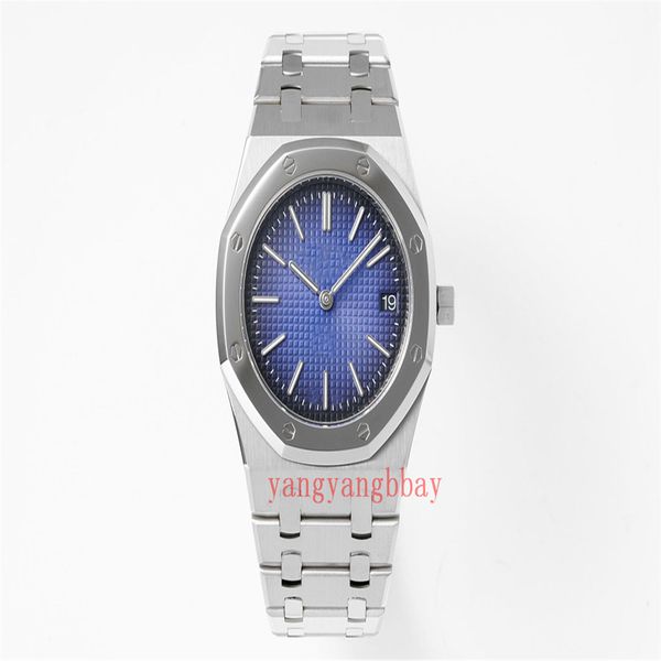 uality men wristwatches 39mm 15202 blue dial luminescent stainless steel vk quartz movement transparent mechanical mens watch watches, Slivery;brown
uality men wristwatches 39mm 15202 blue dial luminescent stainless steel vk quartz movement transparent mechanical mens watch watches, Slivery;brown
