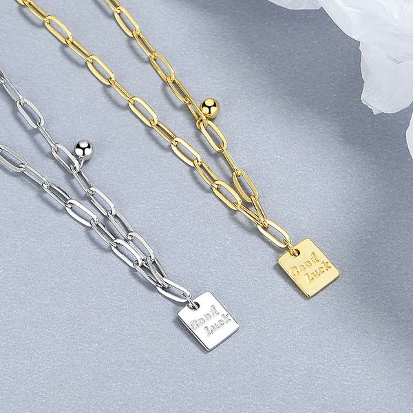 100% 925 sterling silverjewelry good luck square pendant heavy choker necklace necklace for men women, Silver
100% 925 sterling silverjewelry good luck square pendant heavy choker necklace necklace for men women, Silver